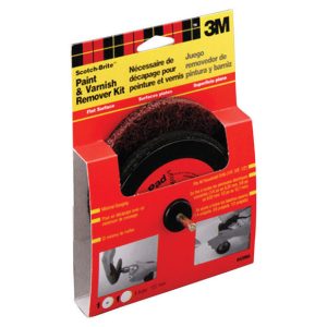 Scotch-Brite 5 in. Aluminum Oxide Hook and Loop Paint and Varnish Remover Kit 1 pk