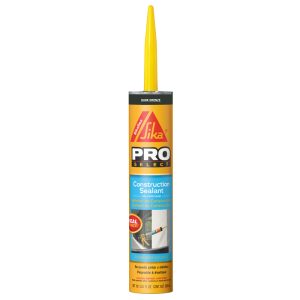 Sika Pro Select Dark Bronze Polyurethane Construction Caulk Sealant 10.1 oz