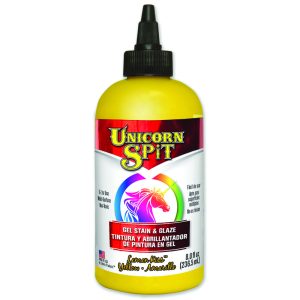 Unicorn Spit Flat Yellow Gel Stain and Glaze 8 oz