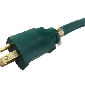 Projex Indoor or Outdoor 25 ft. L Green Triple Outlet Cord 14/3