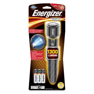 Energizer 1300 lm Gray LED Flashlight AA Battery