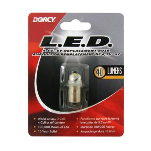 Dorcy LED Flashlight Bulb 6 V Bayonet Base