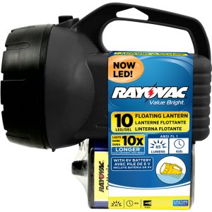 Rayovac 85 lm Black LED Floating Lantern